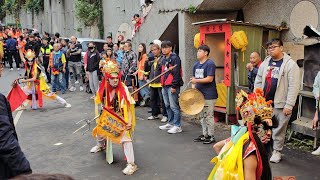 【澤歡將聯社-官將首＆台北朱王會-乩身＆朱府千歲 聖駕(新莊武澤宮 神將之友會 聯合轎班)】~113樹林開王府甲辰年正科迎王平安祭典巡安遶境