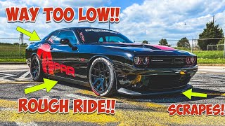 Was Lowering my Daily Driven Dodge Challenger a BAD idea!!??