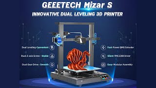 GEEETECH Mizar S Auto Leveling 3D Printer with Ultra High Precision Printing Performance