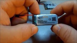 A quick look at the Keenstone 500mAh batteries for the Hubsan X4 107