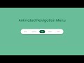 How To Make Animated Navigation Menu Design Using HTML & CSS