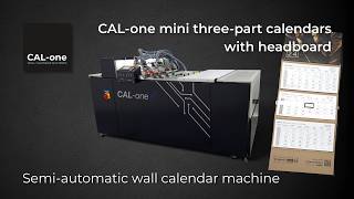 Cal-one mini - Semi-automatic wall calendar machine. (Maszyna do klejenia kalendarzy ściennych)