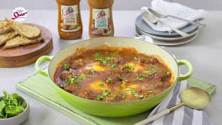 Spur Sauces: Spur-style Spicy Meatball Shakshuka