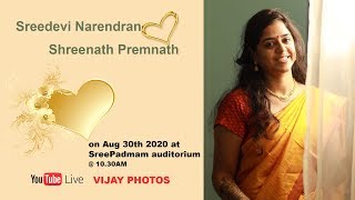 Sreedevi Narendran \u0026 Shreenath Premnth    VIJAY PHOTOS തത്സമയ സ്‌ട്രീം