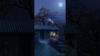 Beautiful night view | Beautiful nature video | night view with moon | #short #nature #night