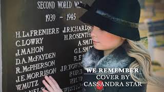 We Remember cover by Cassandra Star LYRIC VIDEO