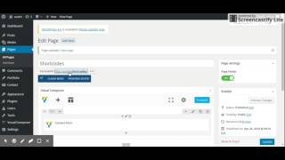 Austin theme - Contact from shortcode