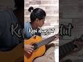 Kopi ☕ dangdut ~ fingerstyle guitar cover #shorts