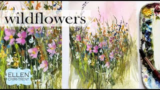 EASY Watercolor Wildflowers