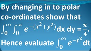 Multiple Integrals|Double Integrals | Change of variables from cartesian to polar co-ordinates|Tamil