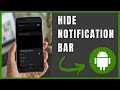 How To Hide Notification Bar On Android (2023)