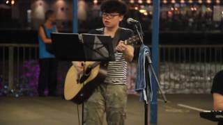 地下街 - 周國賢 (cover by 浪囂民)｜Hong Kong Busking