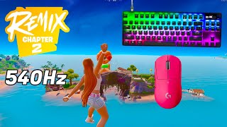 SteelSeries Apex Pro Mini ASMR 😴 Solo Gameplay 🏆 Satisfying Keyboard Fortnite 360 FPS 4K