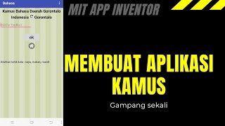 Make Dictionary Apps using MIT Inventor