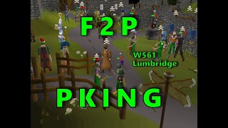 Oldschool Runescape / PKING / F2P / PVP WORLD / LUMBRIDGE / LIVESTREAM