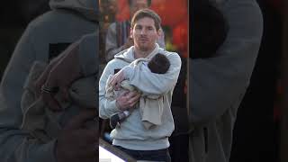 7F | Messi Takes Care Of His Baby #shorts