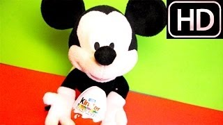 Mickey Mouse - Kinder surprise eggs unboxing - Disney Donald duck plays Basketball!
