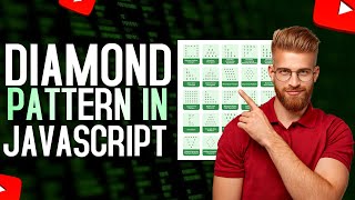 Diamond pattern in javascript | Interview questions for beginners #shorts #javascript