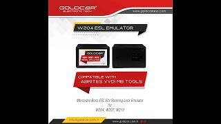 How To Program GOLDCAR Mercedes W204 W207 W212 Emulator With AVDİ