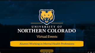 Alumni Career Panel: Alumni Working in Mental Health Professions