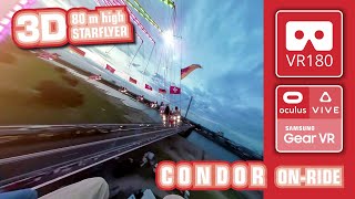 Around the World aka CONDOR VR180 3D VR Thrill Ride | VR 360 POV Kirmes Fairground Funtime Starflyer