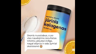 Jūrinis kolagenas - pagalba sau