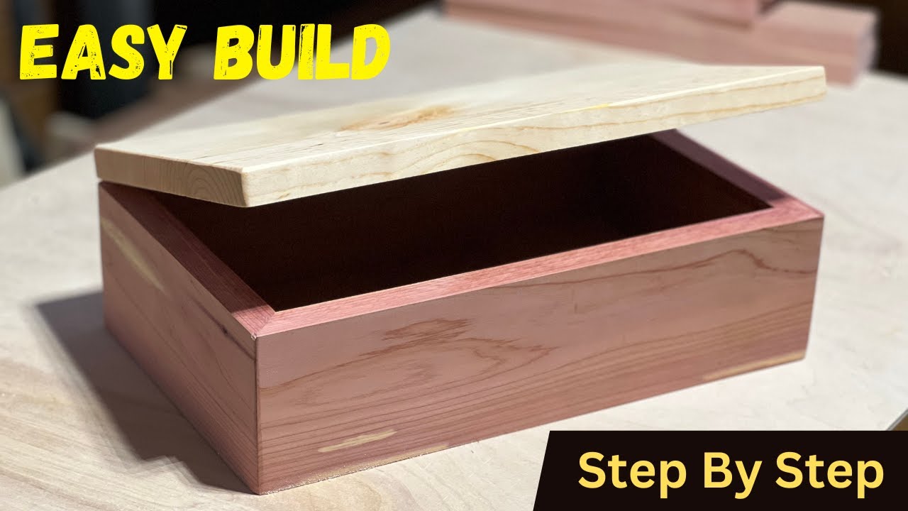 How To Make A Simple Wooden Box Youtube