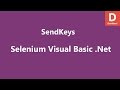 Selenium Visual Basic .Net Sendkeys