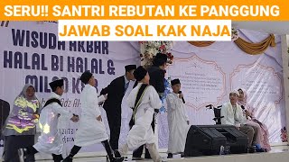 WISUDA RUMAH TAHFIZ AL ZAM ZAMI BOGOR..WALISANTRI NANGIS ,SANTRINYA BALAPAN JAWAB SOAL DARI KAK NAJA