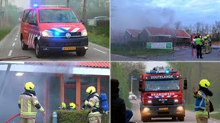 Brandweer met spoed naar Grote brand in Wok van Walcheren - Omstanders schieten brandweer te hulp!