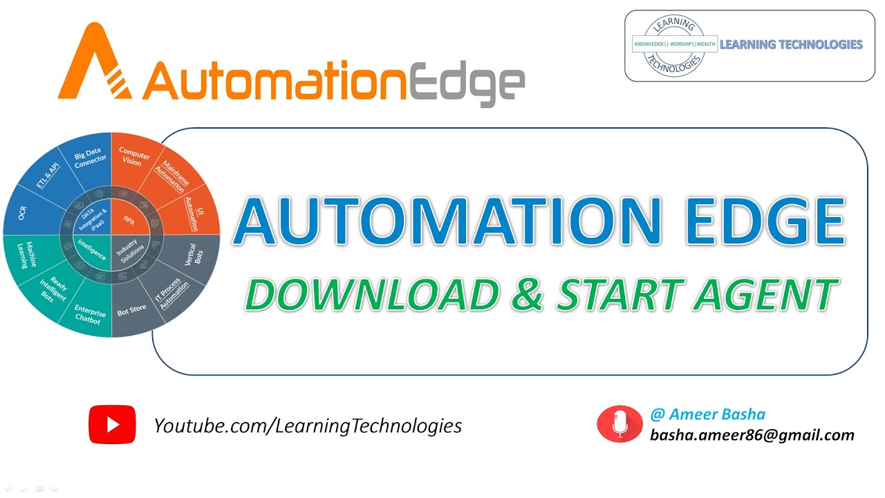 Automationedge Rpa Download And Start Automationedge Agent Youtube