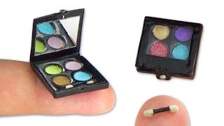 Miniature Makeup DIY (actually works!) - mini Eyeshadow Palette - YolandaMeow♡