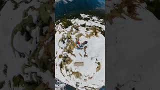 Im Winter ging es im Schnee in Vorarlberg in Österreich hinauf auf 2074 Meter Höhe auf’s Muttjöchle