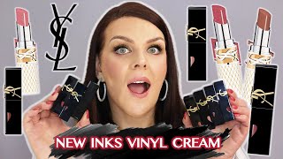 Swatching the New YSL The Inks: Vinyl Cream