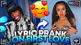 YNW MELLY “SUICIDAL” LYRIC PRANK ON FIRST LOVE 😍 **SHE WANTS ME BACK** 😱👀