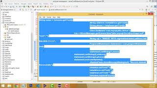 Registration Form using Java Mysql Maven