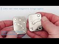 Magnetic Fidget Shuffle Slider Silver Aces 8