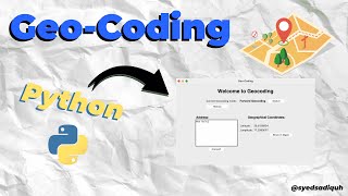 Geocoding App | Python3 | GUI Application