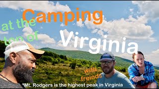 Overnight Backpacking Trip to VA's highest peak with Jess & Gavin #mountains #outdoors #backpacking