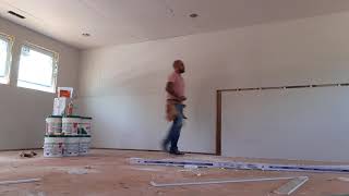 Colgando drywall or hanging drywall