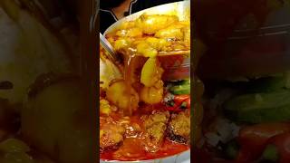 Full kadai mutton fat eating challenge