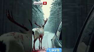 Helping an injured deer #shorts #virlshort #ytshort #shortvideo #ytshortfeed