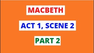 Macbeth: Act 1, Sc 2, P2 Language & Structure Analysis In 60 Seconds! | GCSE English Exams Revision!
