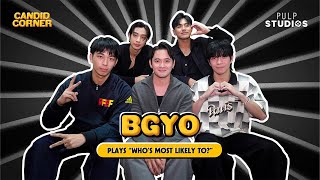 BGYO Takes on the Who’s Most Likely To? Game | Candid Corner