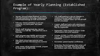 Program Planning CHDV 150