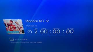 MADDEN NFL 22 MVP EDITION PRE LOAD PLAYSTATION 4 5 PS4 PS5 DOWNLOADING BETA 2.0 4.00 8/14/2021