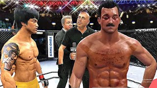 UFC 4 | Bruce Lee vs Freddy Mercury - EA sports UFC 4 - CPU vs CPU