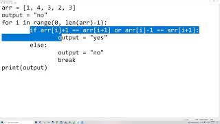check if an array has consecutive numbers | Python coding