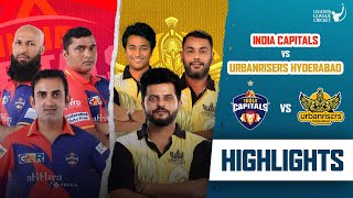 Raina - Gambhir rivalry | Match Highlights | Urbanrisers VS Capitals | Legends League Cricket 2023