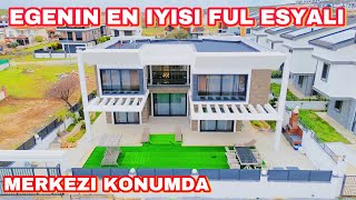 DİDİM’İN EN İYİLERİ ARASINDA 500 m2 ARSA İÇİNDE 5+1 FUL EŞYALI SATILIK VİLLA.